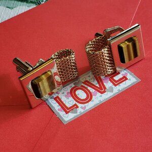 BEAUTIFUL TIGER EYE CUFF LINKS